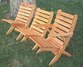 cedar deck chairs