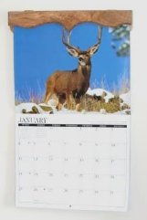 wooden calendar holder