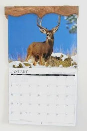 wood calendar hanger